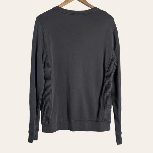 The Kooples Sport Men’s Gray Ribbed Zip Oversized Pullover Sweater Size XS - Picture 6 of 8